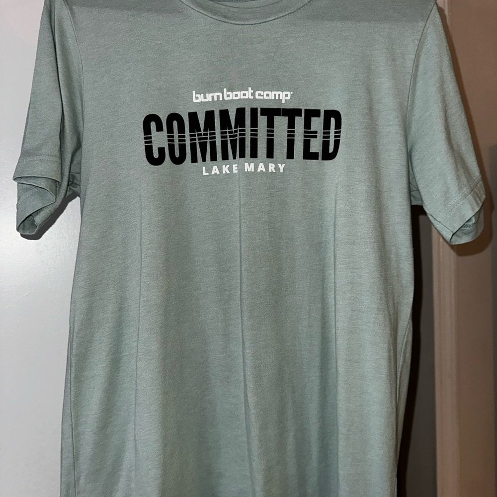 Burn Boot Camp Committed Women's Green Tee